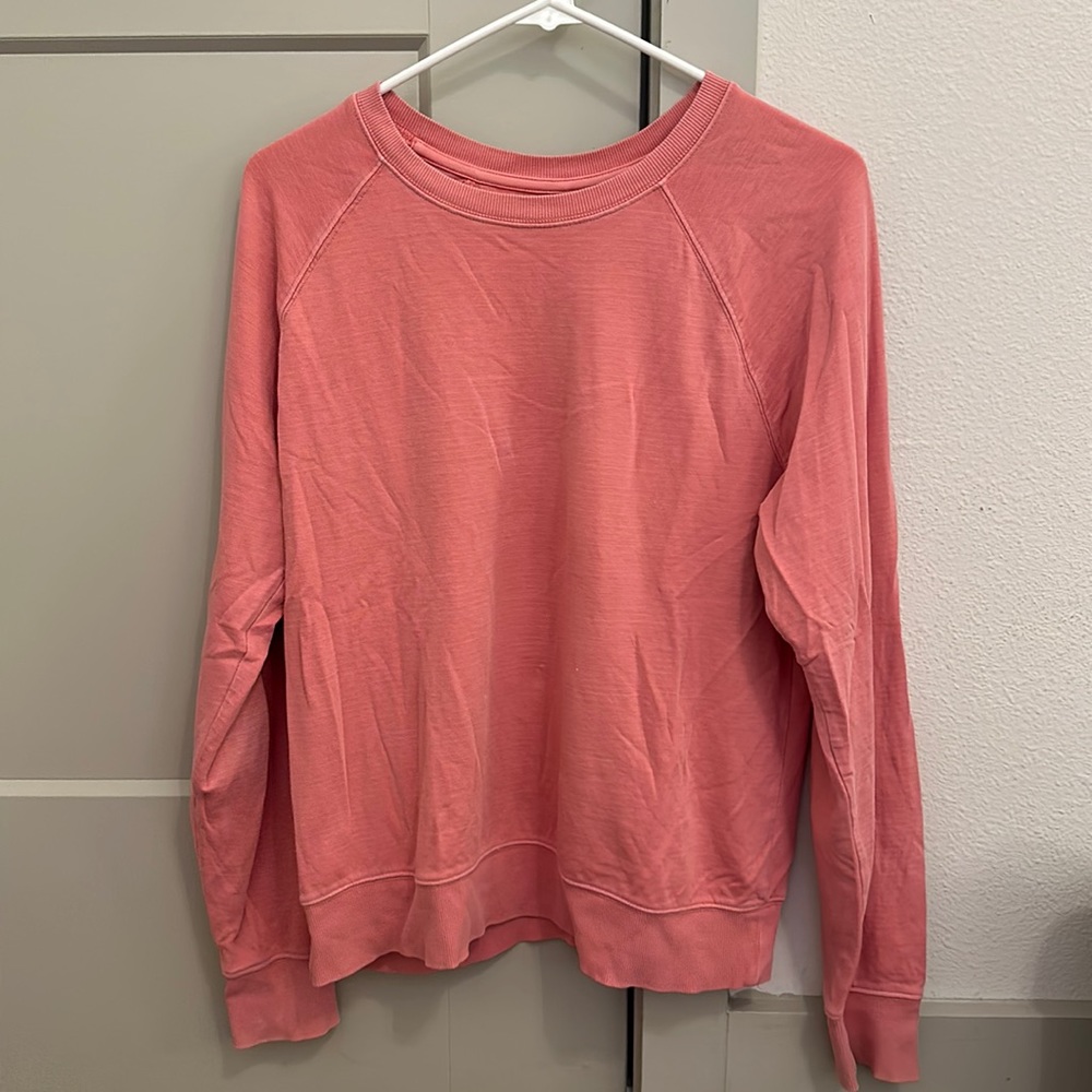 Athleta Pink Crewneck Pullover Top / Jacket